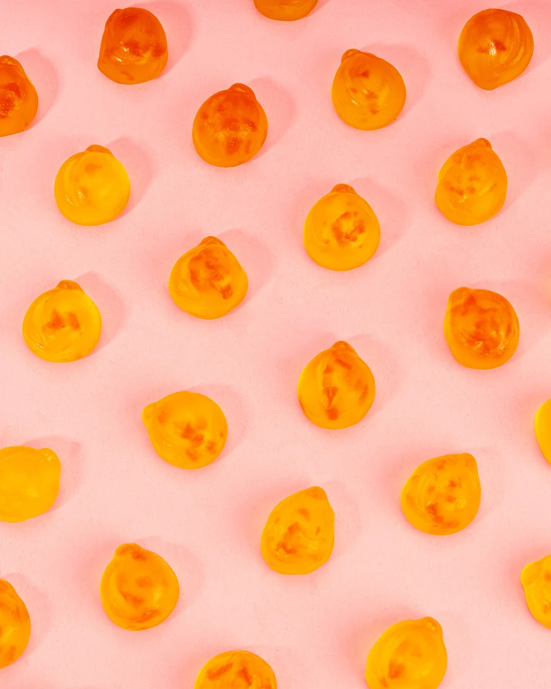 Fruchtgummi Pfirsich – mit Fruchtstückchen