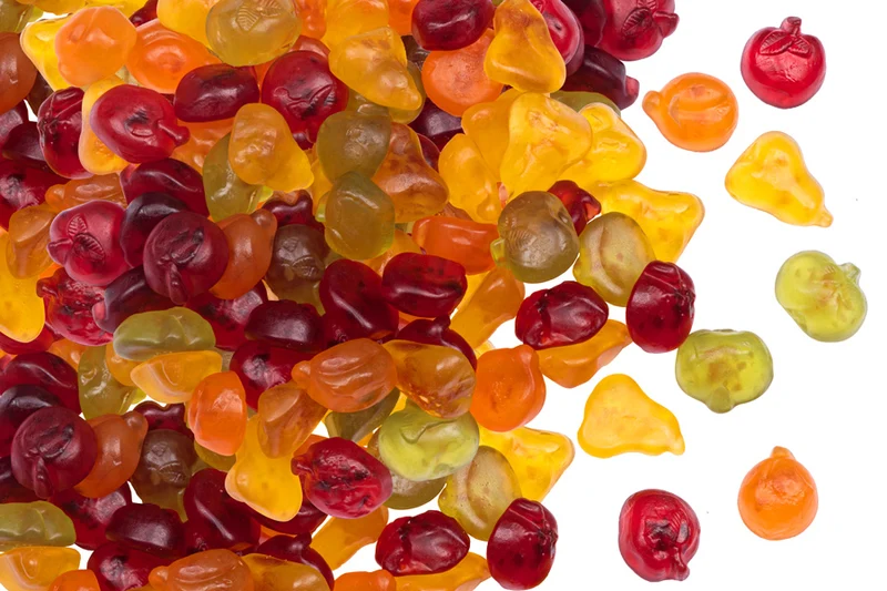 Fruchtgummi Obstsalat – mit Fruchtstückchen