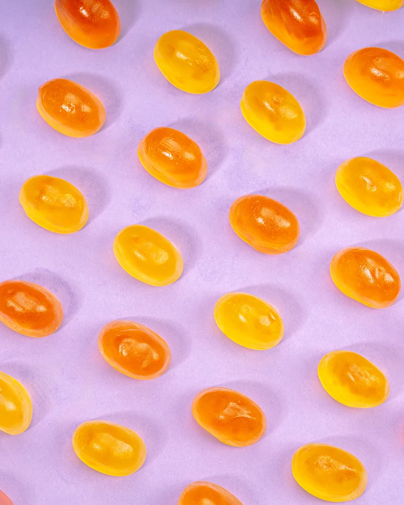Fruchtgummi Mango Maracuja – mit Fruchtstückchen – 500g
