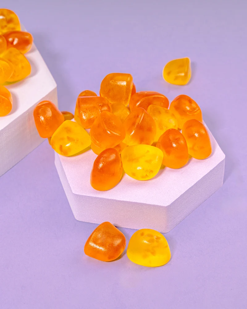 Fruchtgummi Mango Maracuja – mit Fruchtstückchen – 500g