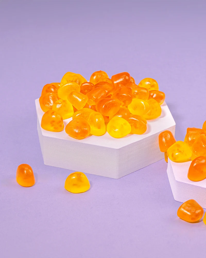Fruchtgummi Mango Maracuja – mit Fruchtstückchen – 500g