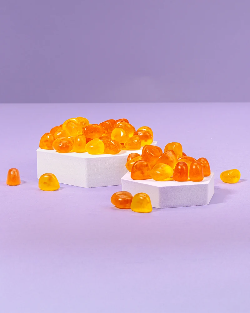 Fruchtgummi Mango Maracuja – mit Fruchtstückchen – 500g