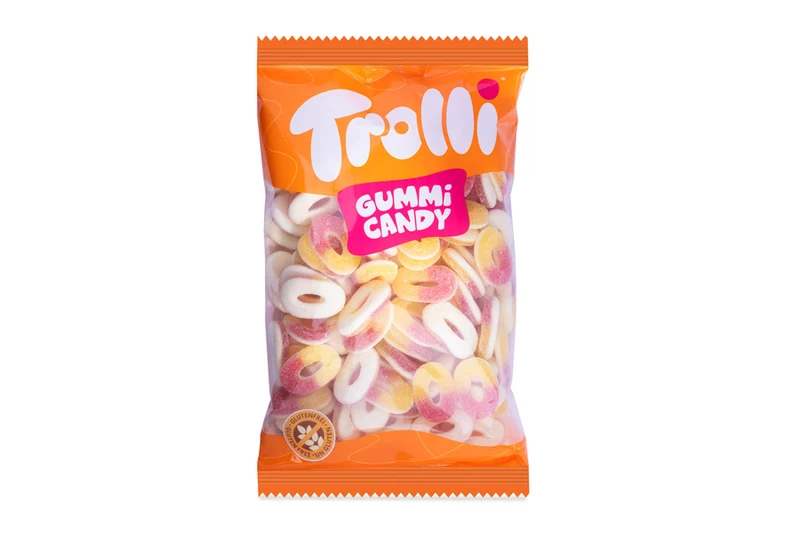Trolli Fruchtgummi Pfirsichringe – sauer