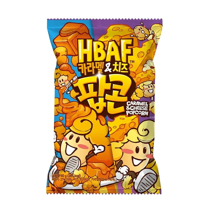 HBAF Koreanisches Popcorn Caramel & Cheese 80g