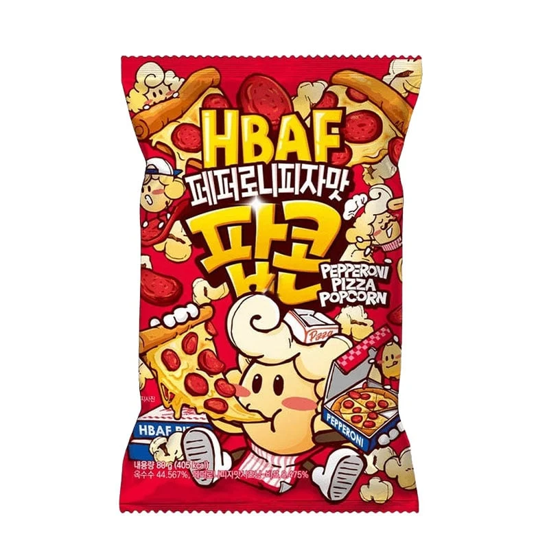 HBAF Koreanisches Popcorn Pepperoni Pizza 80g