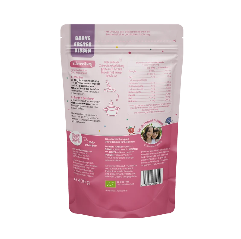 little BITIES Klößchen für Babys - Trockenmischung, 400g