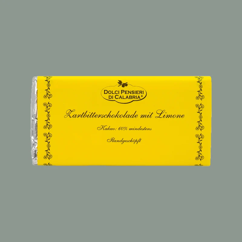 Zartbitterschokolade mit Limone von 'Dolci Pensieri Di Calabria'