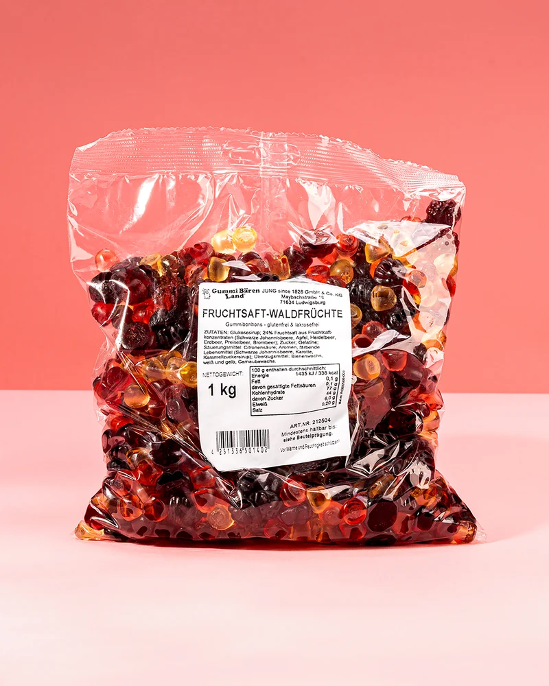 Fruchtgummi Waldfrüchte – mit Fruchtsaft