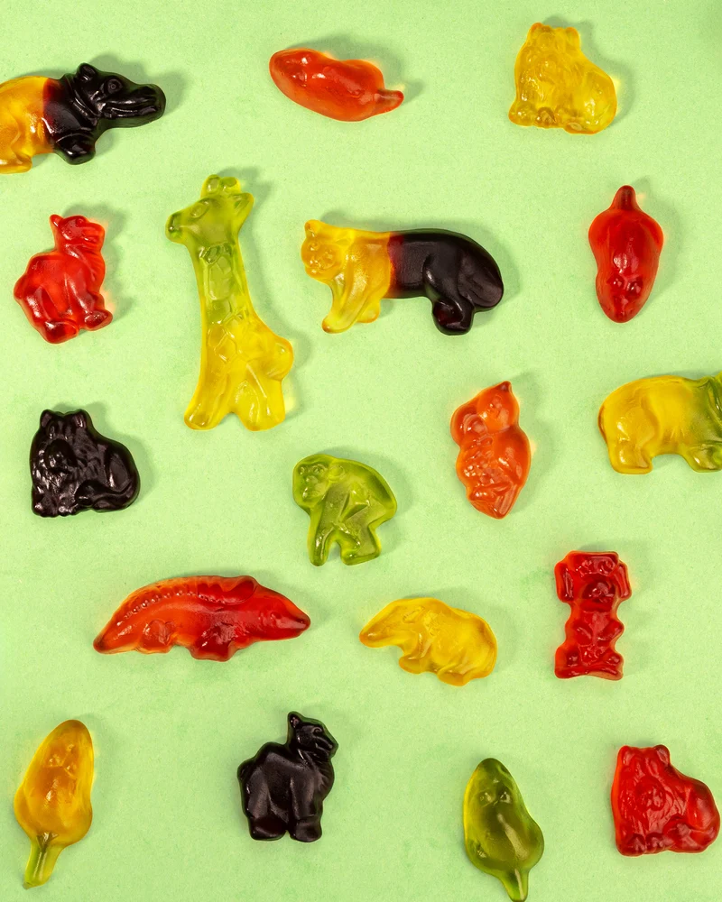 Fruchtgummi Tiergarten – mit Fruchtsaft