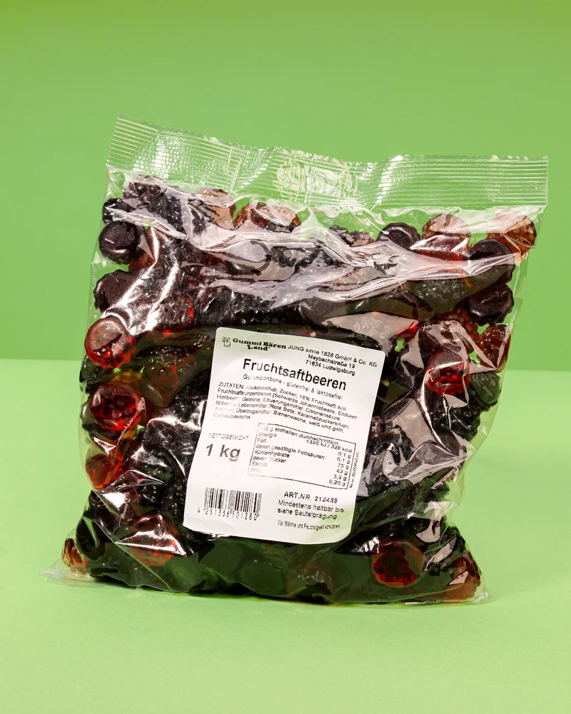 Fruchtgummi Beeren – mit Fruchtsaft