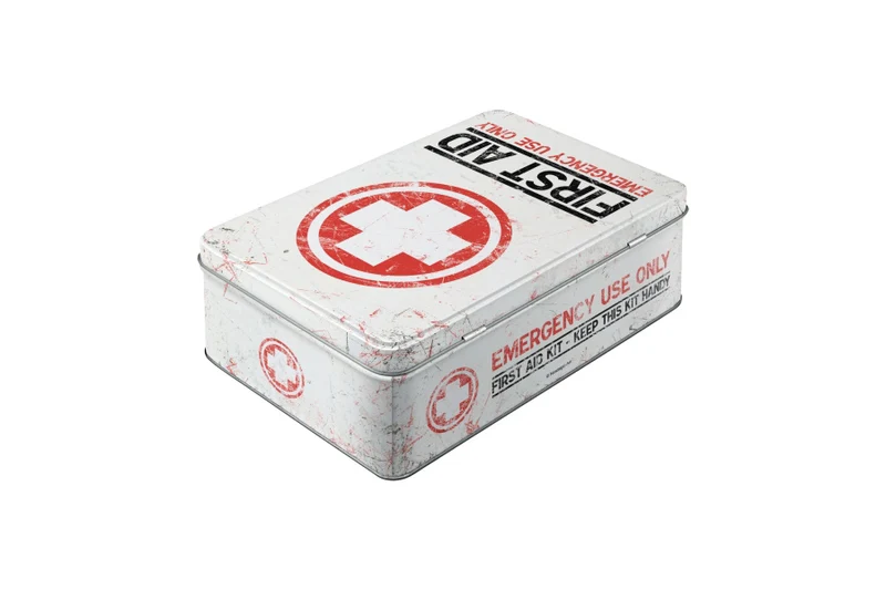 Vorratsdose Flach First Aid Kit, weiss