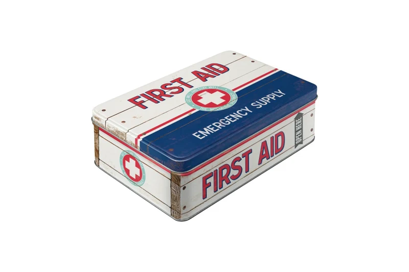 Vorratsdose Flach First Aid Kit, blau