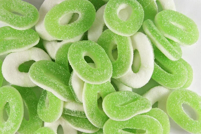 Trolli Fruchtgummi Apfelringe – sauer