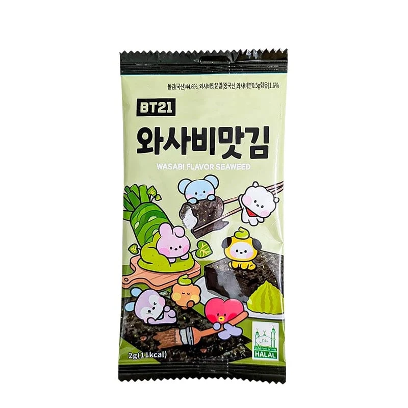 Seetang-Snacks BT21 Wasabi