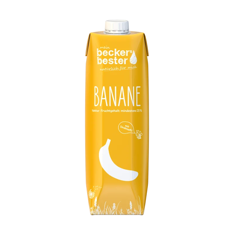 beckers bester: Bananennektar - Vegan, 1L