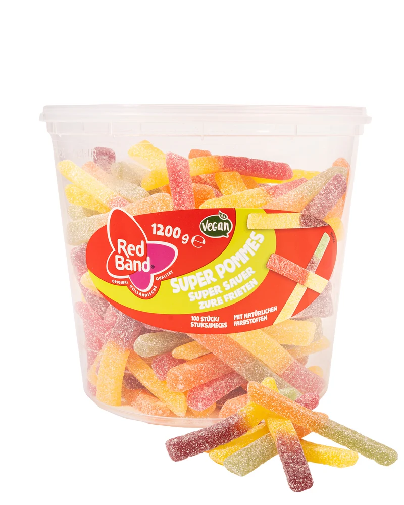 Red Band Fruchtgummi Super-Pommes – sauer
