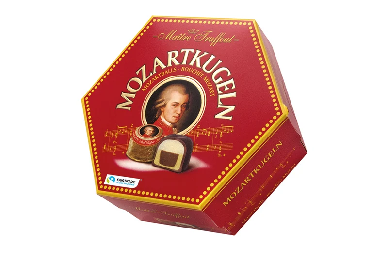 Mozartkugeln Kartondose