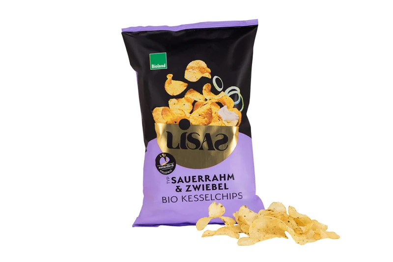 Lisa´s Bio Kartoffel-Chips Sour Cream & Onion