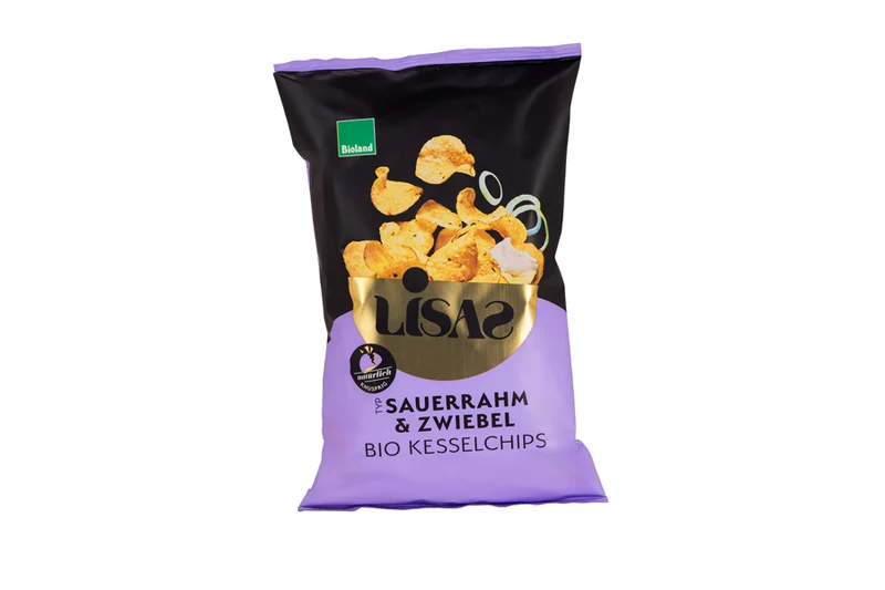 Lisa´s Bio Kartoffel-Chips Sour Cream & Onion