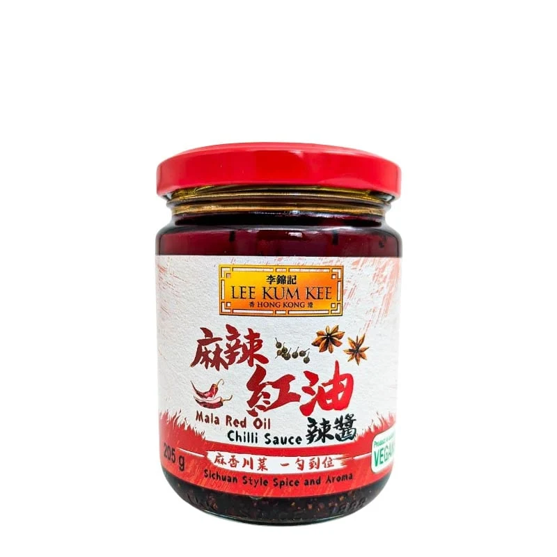 Chili Crisp Mala mit rotem Sichuanpfeffer 180g