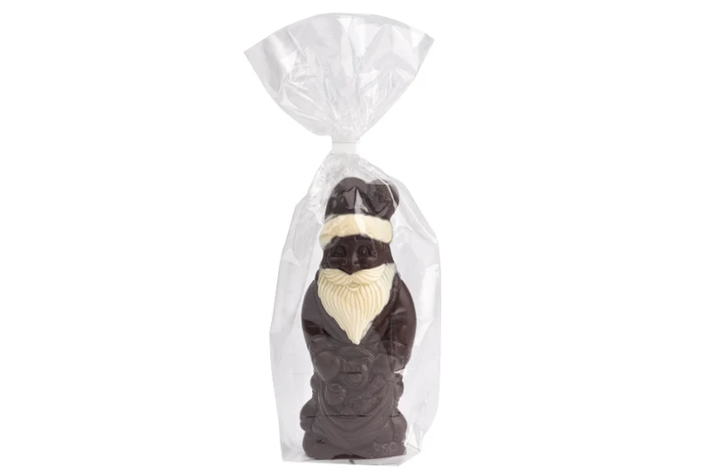 Schoko-Weihnachtsmann aus Bitterschokolade Peter 100g