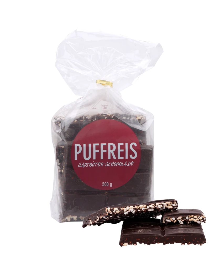 Schoko-Puffreis (Bruch) Zartbitter
