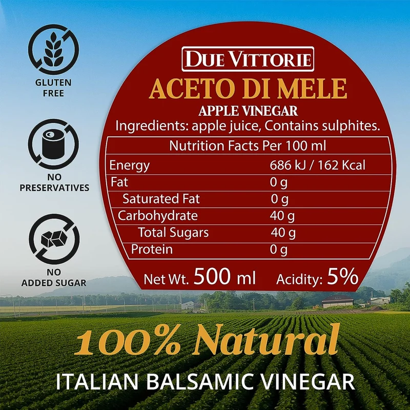 DUE VITTORIE Aceto di Mele - 250ml