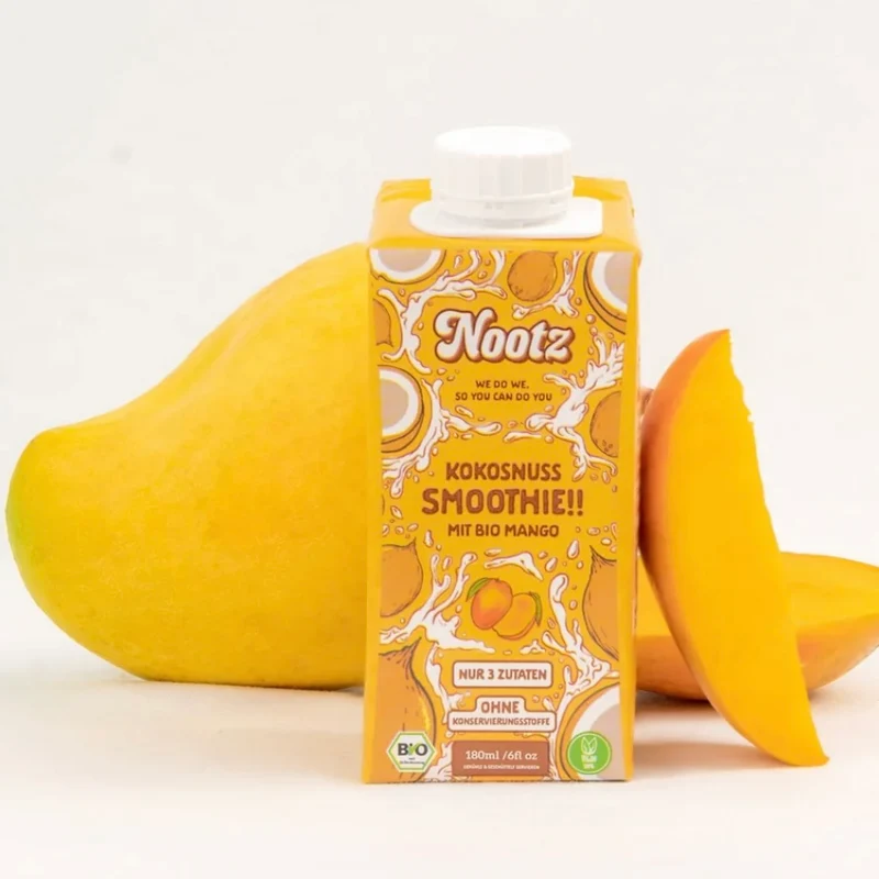 Nootz Bio Kokosnuss Smoothie - Mango, 180ml