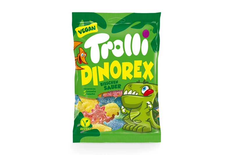Fruchtgummi Dino Rex – ohne Gelatine