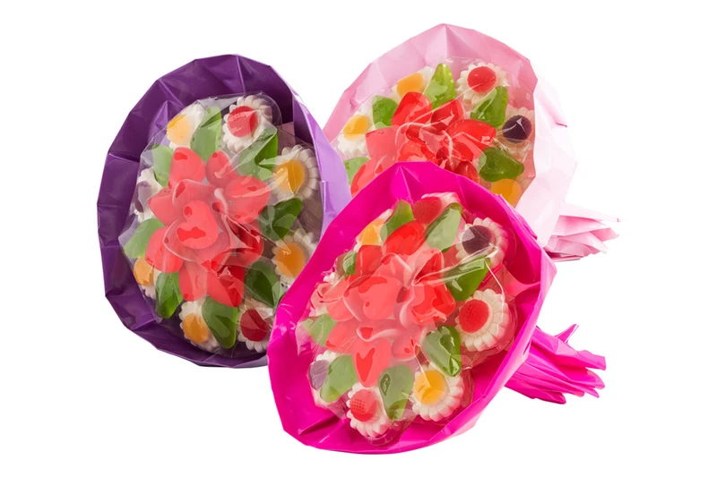 Look-o-Look Fruchtgummi Blumenstrauß