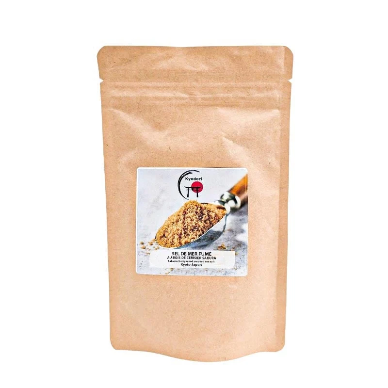 Geräuchertes Salz mit Sakura Kirschblüte 100g