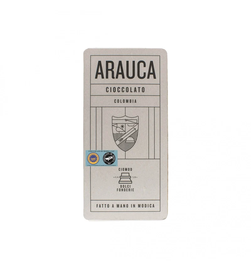 CIOMOD SCHOKOLADE DI MODICA IGP HUILA - ARAUCA - 100g