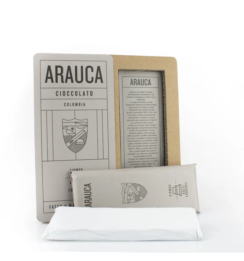 CIOMOD SCHOKOLADE DI MODICA IGP HUILA - ARAUCA - 100g