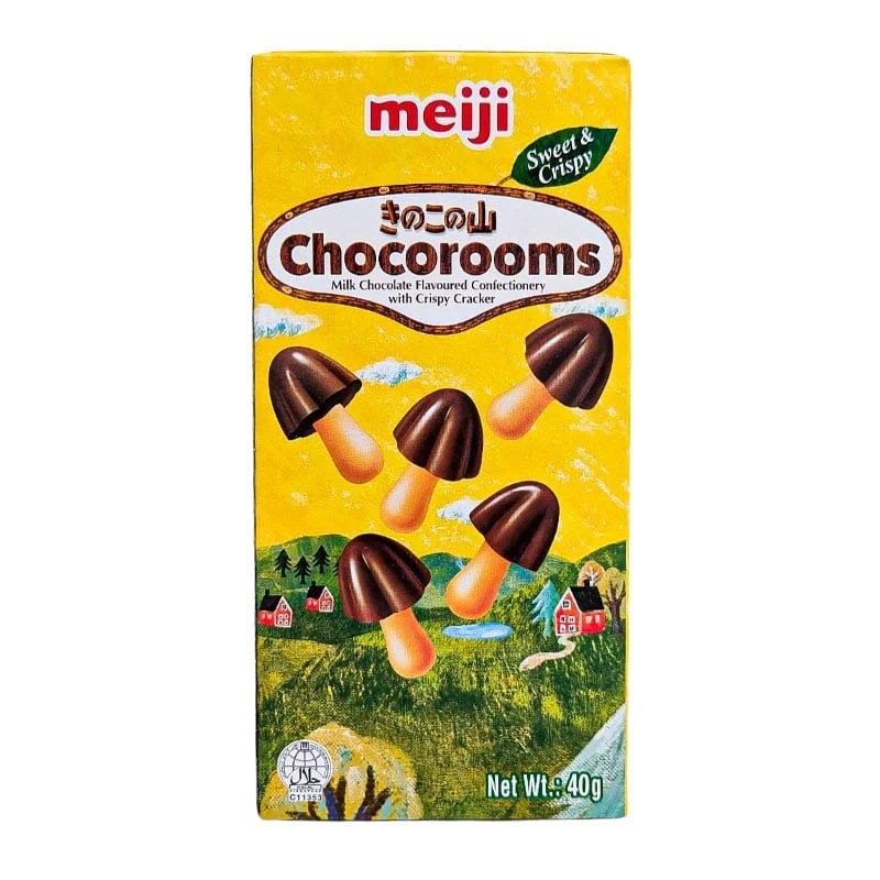 Meiji Pilz-Schokoladenstücke 40g