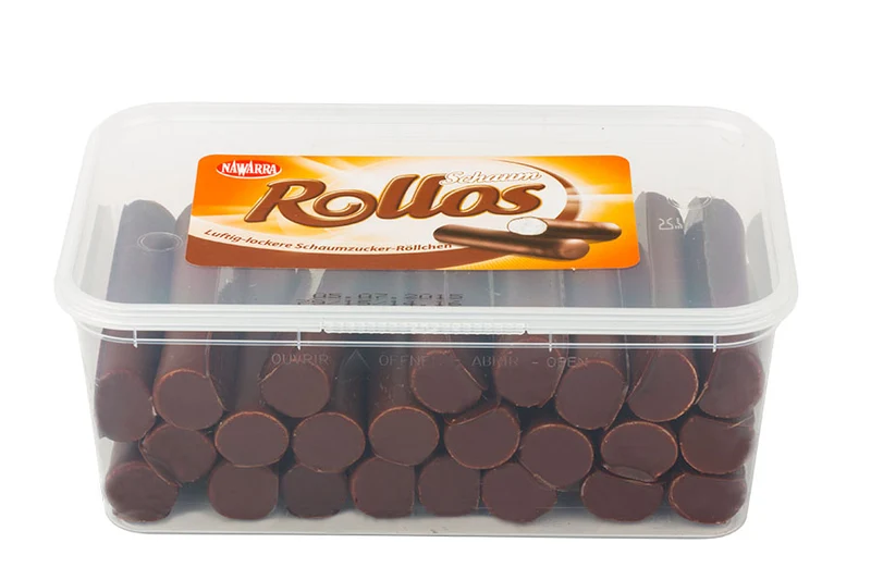 Schaum-Röllchen Schoko