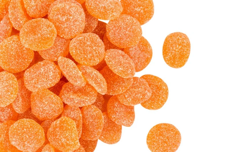 Fruchtgummi Mandarinen – sauer