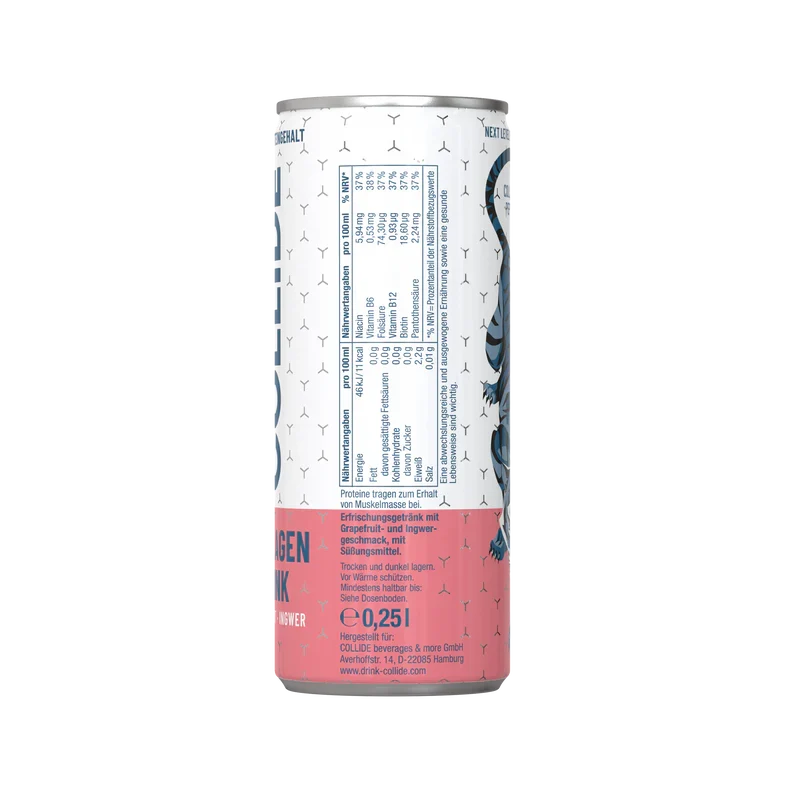 Collide Collagen Drink Grapefruit-Ingwer, 24x250ml