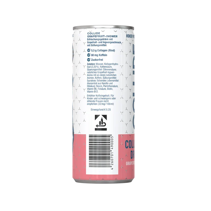 Collide Collagen Drink Grapefruit-Ingwer, 24x250ml