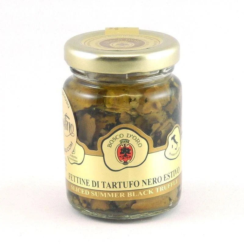 BOSCO D'ORO Carpaccio di Tartufo – Scheibchen von Sommertrüffeln im extra natives Olivenöl -90g