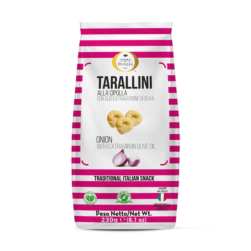 TERRE DI PUGLIA Tarallini - Traditionelle Apulische Snacks 230g
