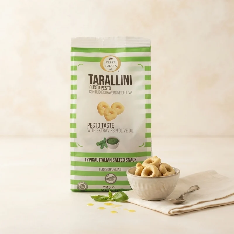 TERRE DI PUGLIA Tarallini - Traditionelle Apulische Snacks 230g
