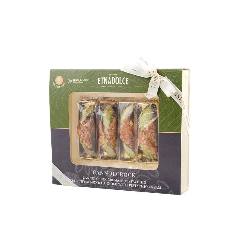 ETNADOLCE Cannoli: Pistazien, Ricotta und Haselnussfüllung - 120 g