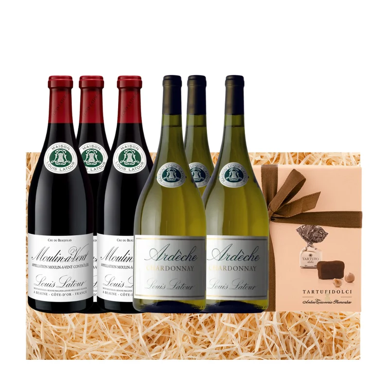 Golden Duo: French Wine & Truffle Delight
