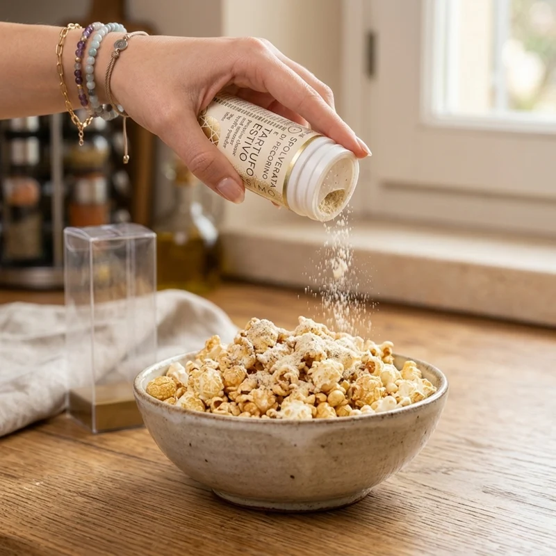 TARTUFISSIMO Pecorino & Trüffel Pulver: Das magische Finish für Ihre Gerichte - 30g