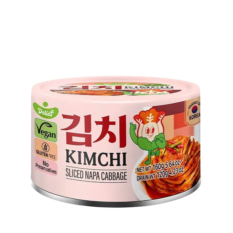 Kimchi Geschnitten Vegan Delief 160g