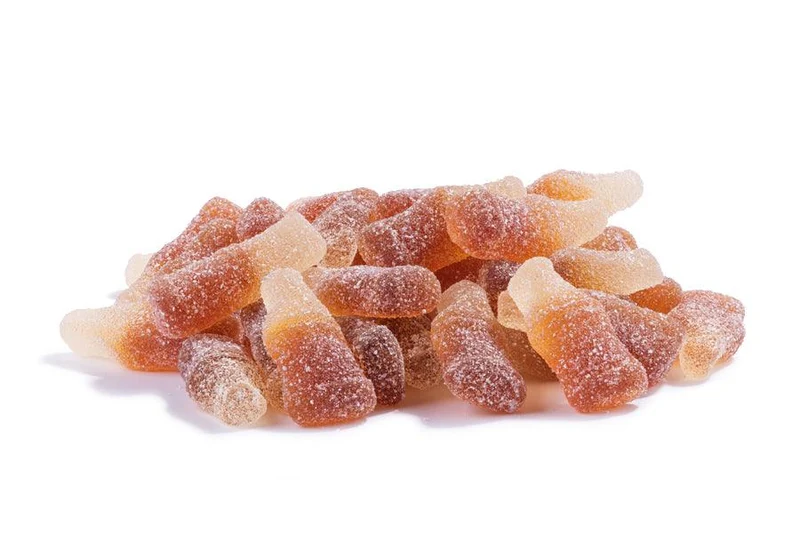 Fruchtgummi Colaflaschen im Bierseidel – sauer