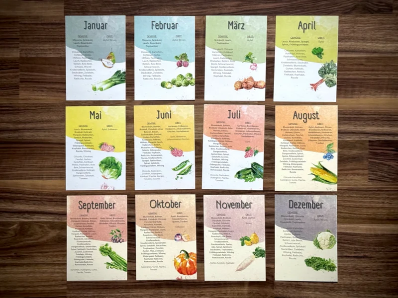 Janka Saisonkalender für Obst und Gemüse in Deutschland