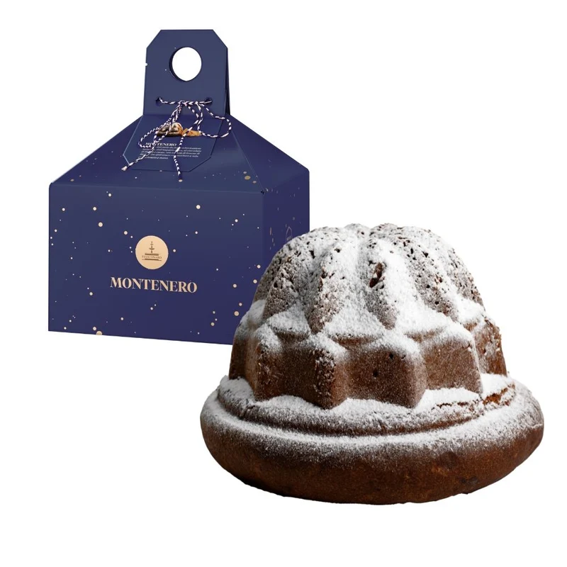 FIASCONARO Luxus-Geschenkset "Gift Box Montenero" (Präsenter mit Panettone, Schokoladentorrone & Zitronenmarmelade)