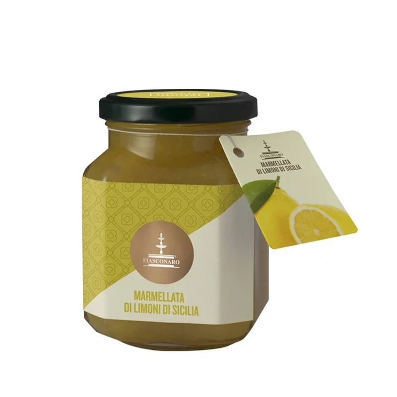 FIASCONARO Luxus-Geschenkset "Gift Box Montenero" (Präsenter mit Panettone, Schokoladentorrone & Zitronenmarmelade)