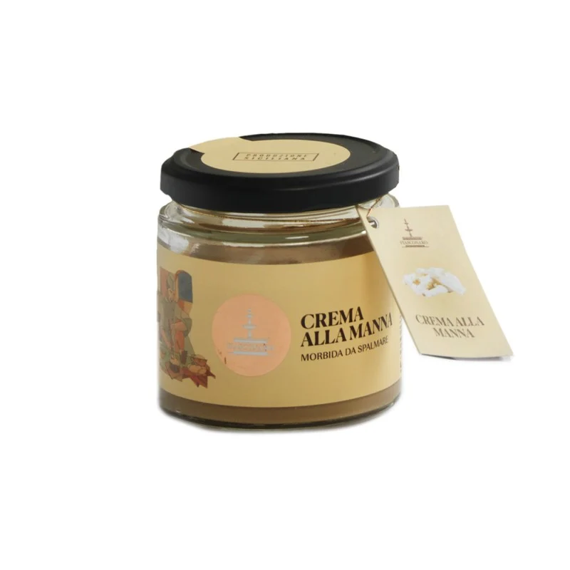 FIASCONARO ORO DI MANNA - Panettone mit Milchschokolade, Gianduja, Manna Creme & Cannoli di Manna - 1kg